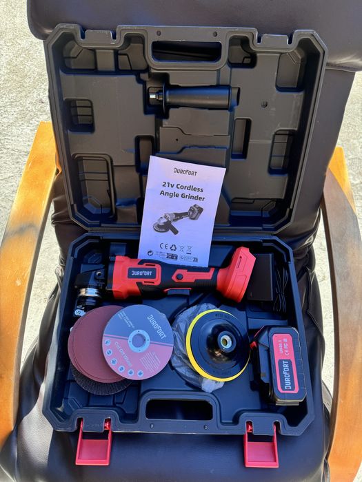 Polizor unghiular făra fir DuroFort de 21V