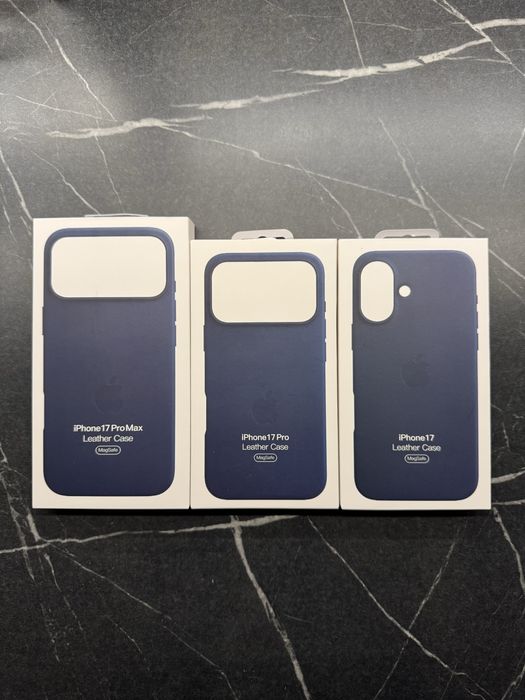 Husă iPhone 17/17Air/17Pro/17 ProMax din piele – MagSafe