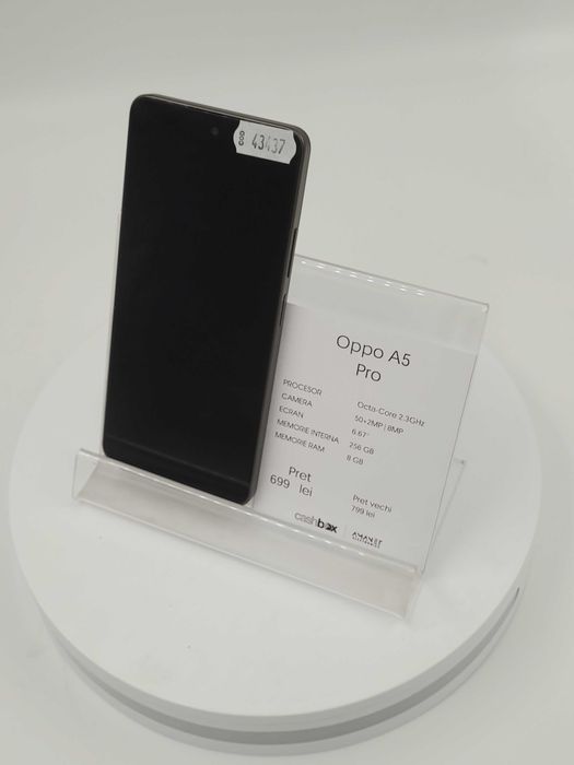 Garantie 24 luni Oppo A5 PRO 5G 256GB CashBox