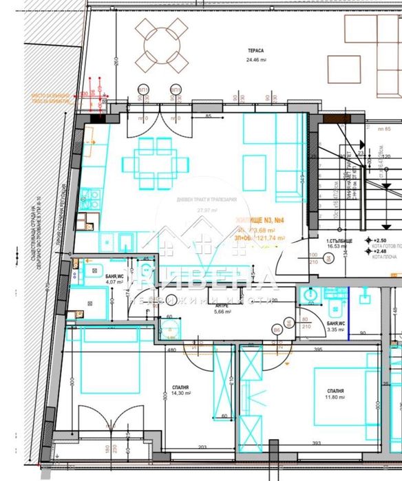 Продава 3-стаен апартамент, в строеж, Операта, 122 кв.м