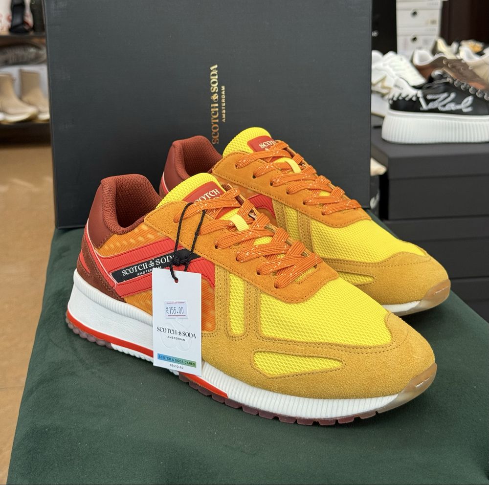 Мъжки сникърси Scotch & Soda Orange yellow