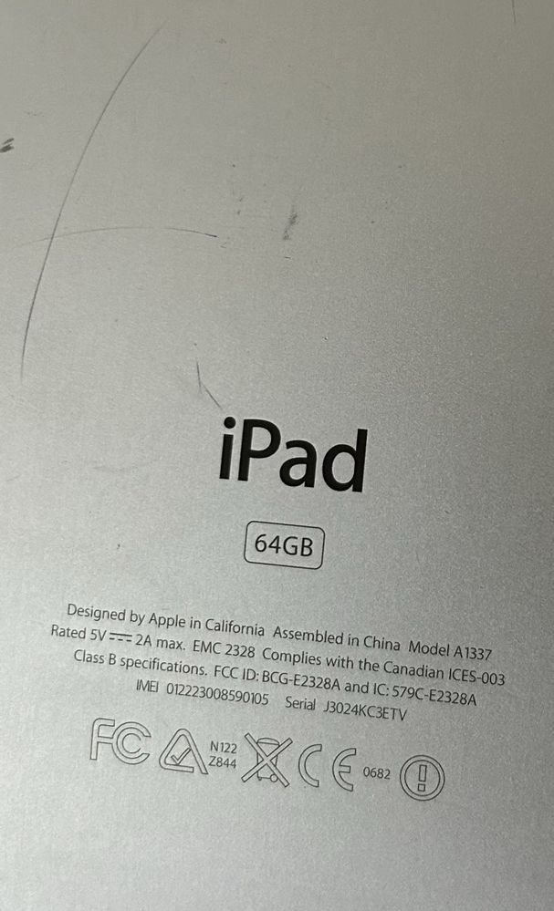 iPad A1337 64Gb Cellular 3G Дефектен