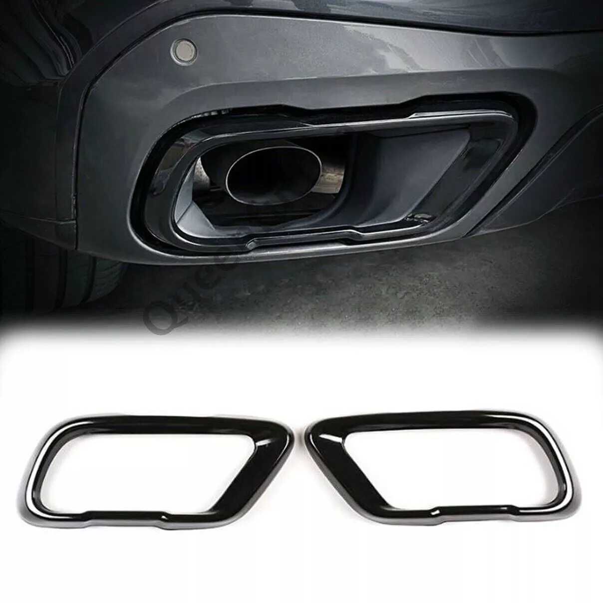 Tipsuri Rame Ornamente Tobe Evacuare Negre X5 G05 X6 G06 X7 G07