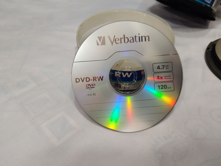 нови презаписваеми дискове DVD+RW и DVD-RW Verbatim. изгодно.