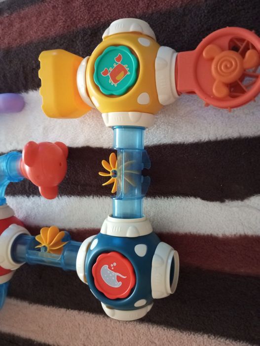 Set de joaca la baie Bathroom pipe splicing toys