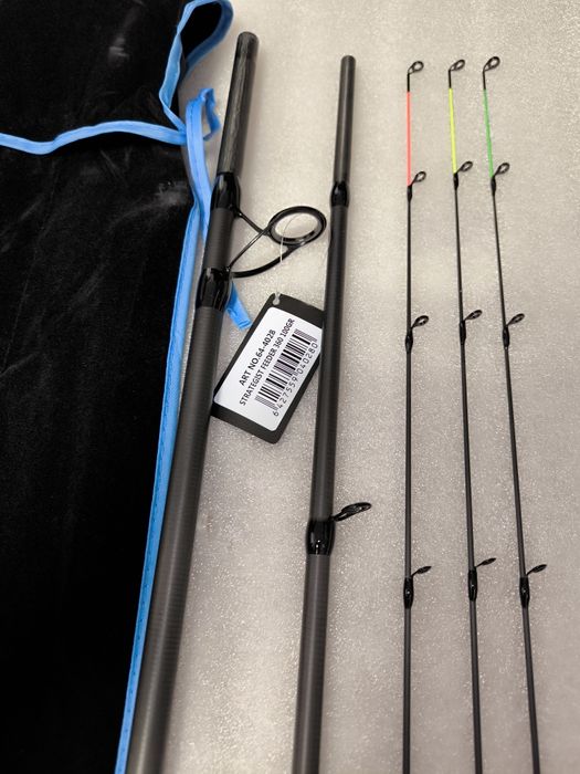SET 2 Lansete Feeder FL Strategist Method Feeder 3.60M, 100G, 3+3SEG