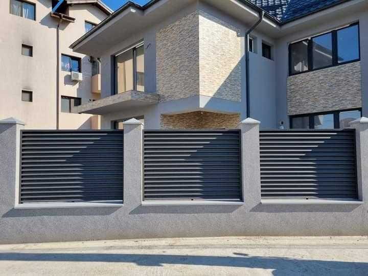 Garduri din sipca metalica, panou tip jaluzele, tabla, plasa si BCA