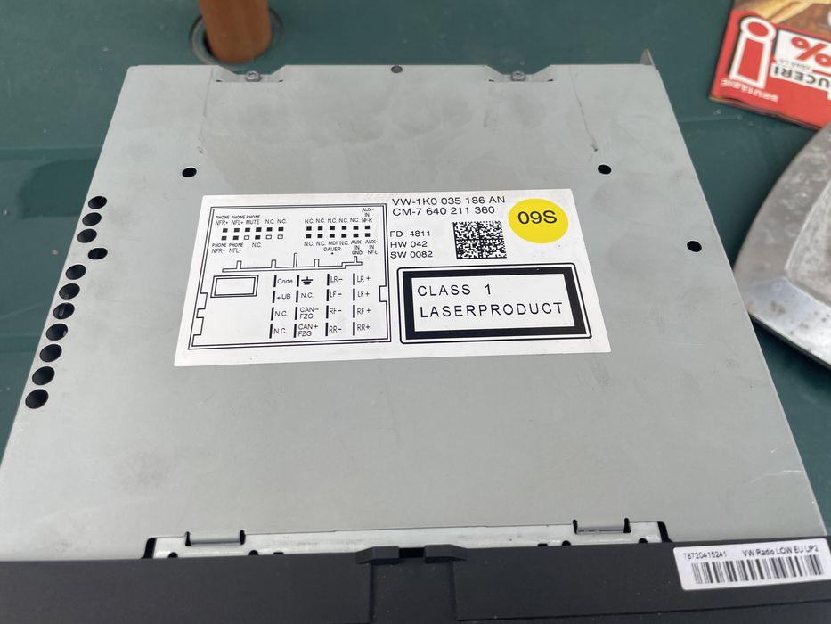 Cd Vw Golf 5/6  MpE Bluetooth