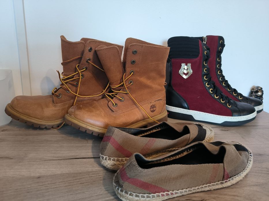 Burberry espadrile /Ghete Moschino Timberland