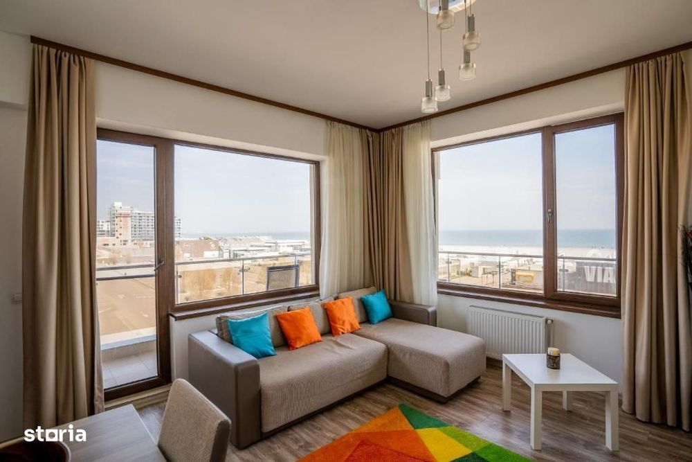 Apartament 2 camere in Mamaia l Summerland l Vedere frontala la mare l