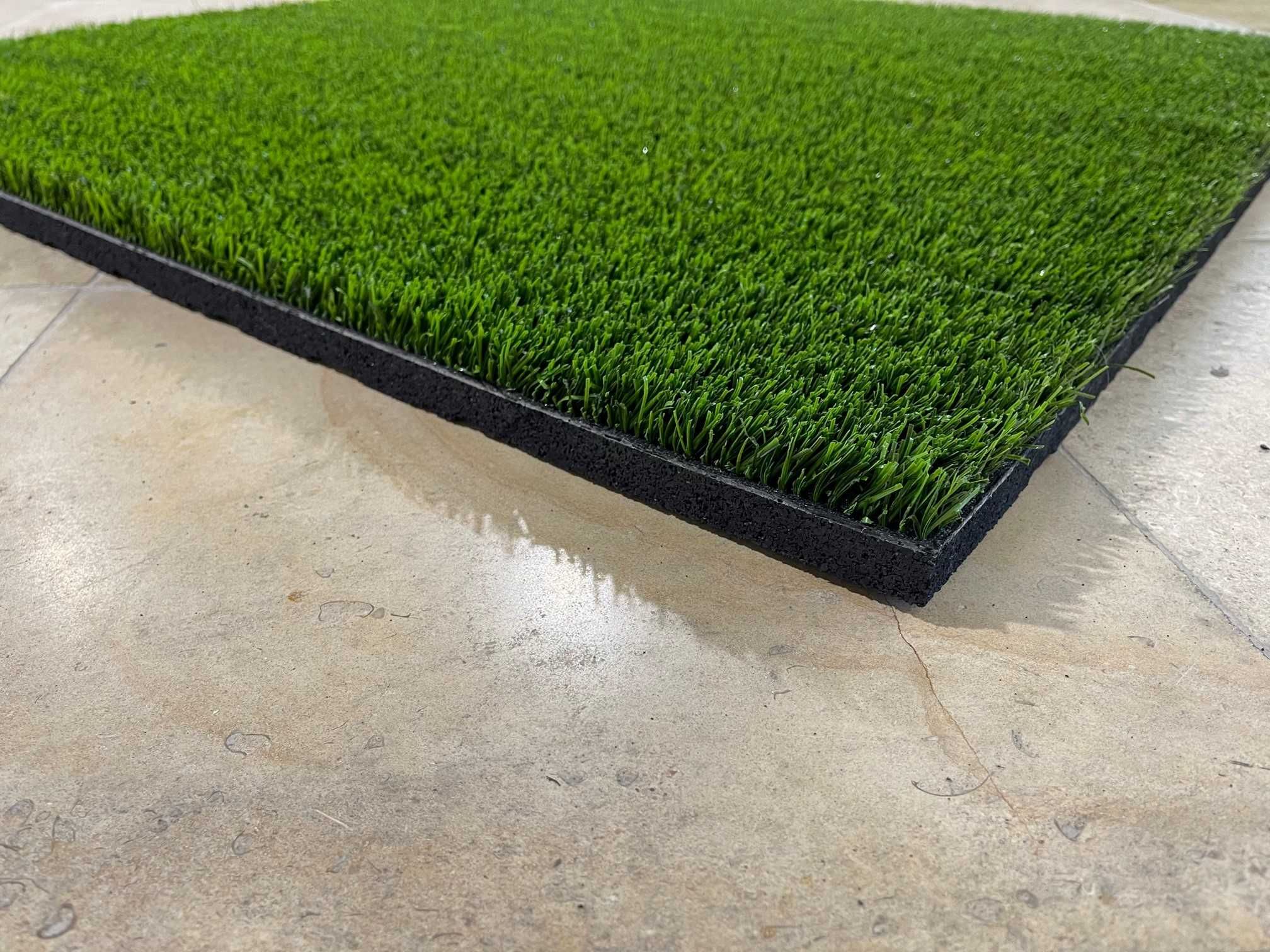 Фитнес Настилки Изкуствена Трева – Плоча 48 x 98 см, 15 мм, Настилка