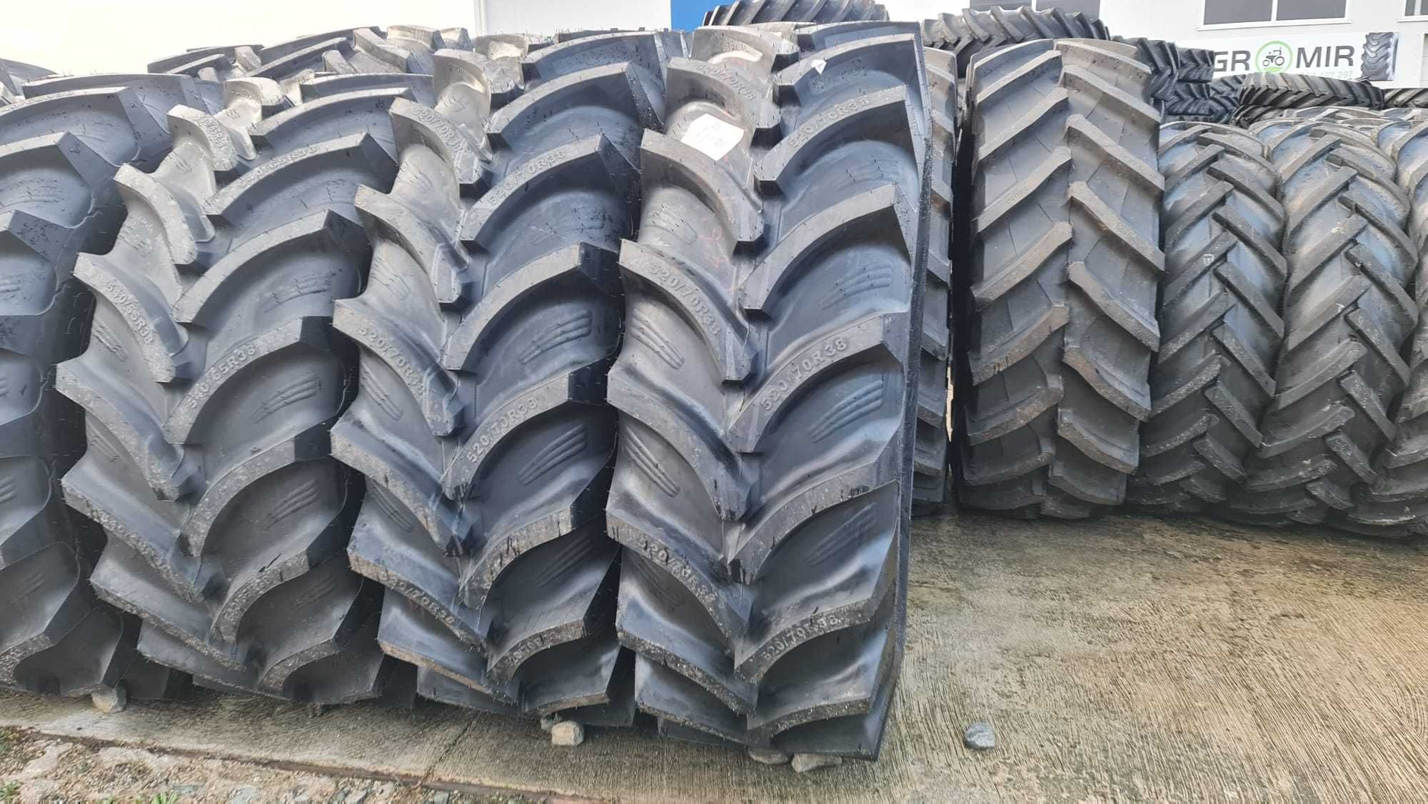 Cauciucuri noi GTK 520/70R38 anvelope radiale tractor spate