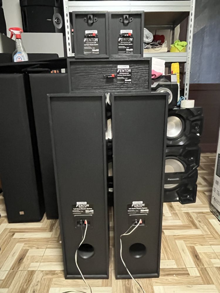Sistem surround 5.0 Fenton la cutie ca noi