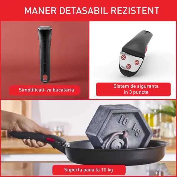 Set 5 piese Tefal Ingenio Eco Resist Induction