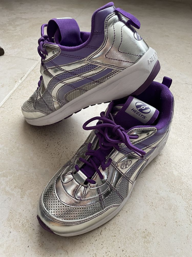Heelys Nitro Silver/Violet-pantofi sport cu roti