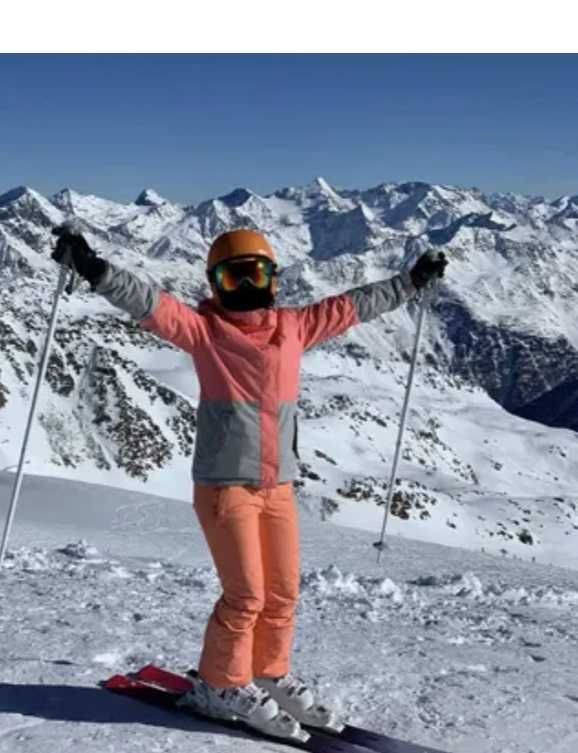 Geaca schi ski Roxy + pantaloni ski O'neill  marime XXS/153 cm