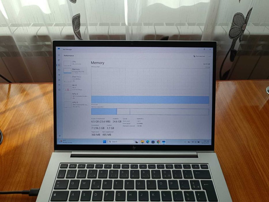 Laptop HP Elitebook 845 G11 Ryzen 7 8840U, 32 GB RAM, 512 GB GARANTIE