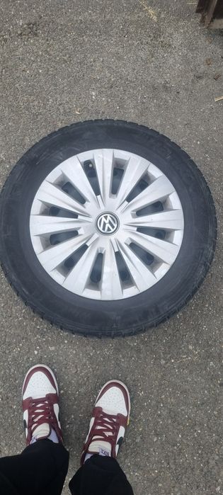 Cauciucuri de iarnă pe 15 cu jante de tablă Volkswagen
