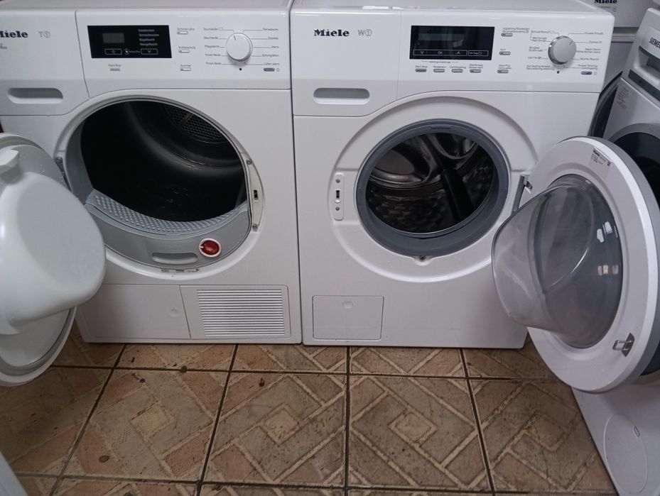 Комплект пералня и сушилня с термопомпа Миеле Miele 8кг А+++ Гаранция