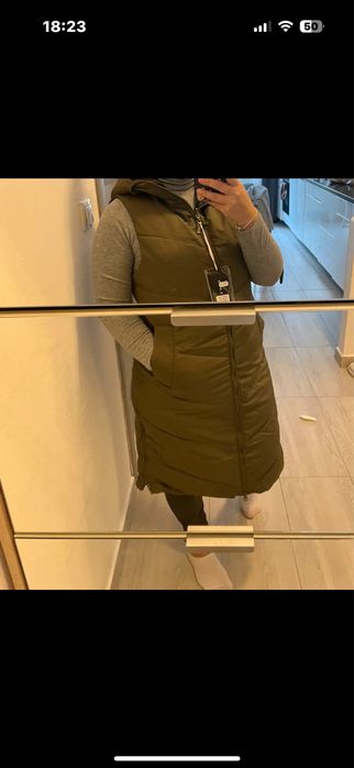 Vesta lunga ,material grosut