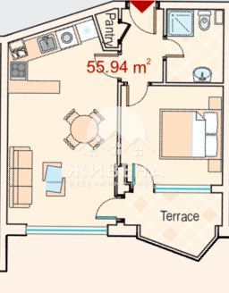 Продава се Двустаен апартамент в Варна, Аспарухово - 72 кв.м за 1917 €/кв.м - Снимка #3