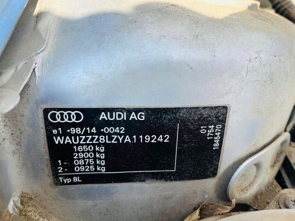 Piese Auto Originale —> Audi A3 1.6 Benzina cod motor 1.6 AKL