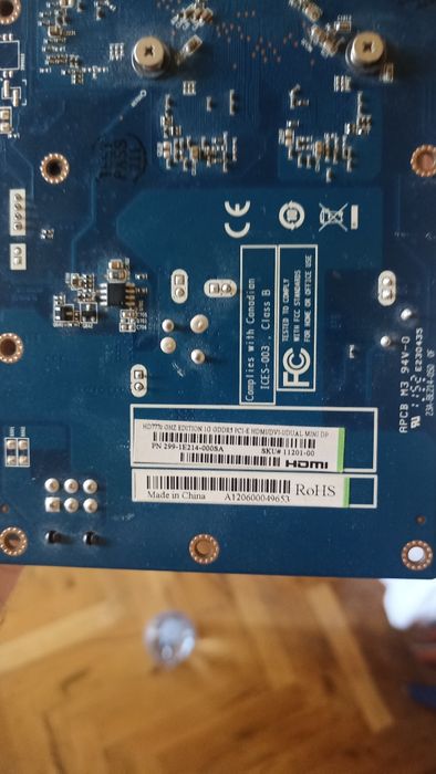 Видео карта Amd Radeon HD 7770 Sapphire GHz Edition 1GB