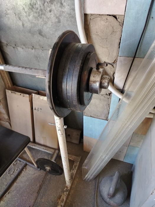 Штанга  95 кг продам в хорошем состоянии