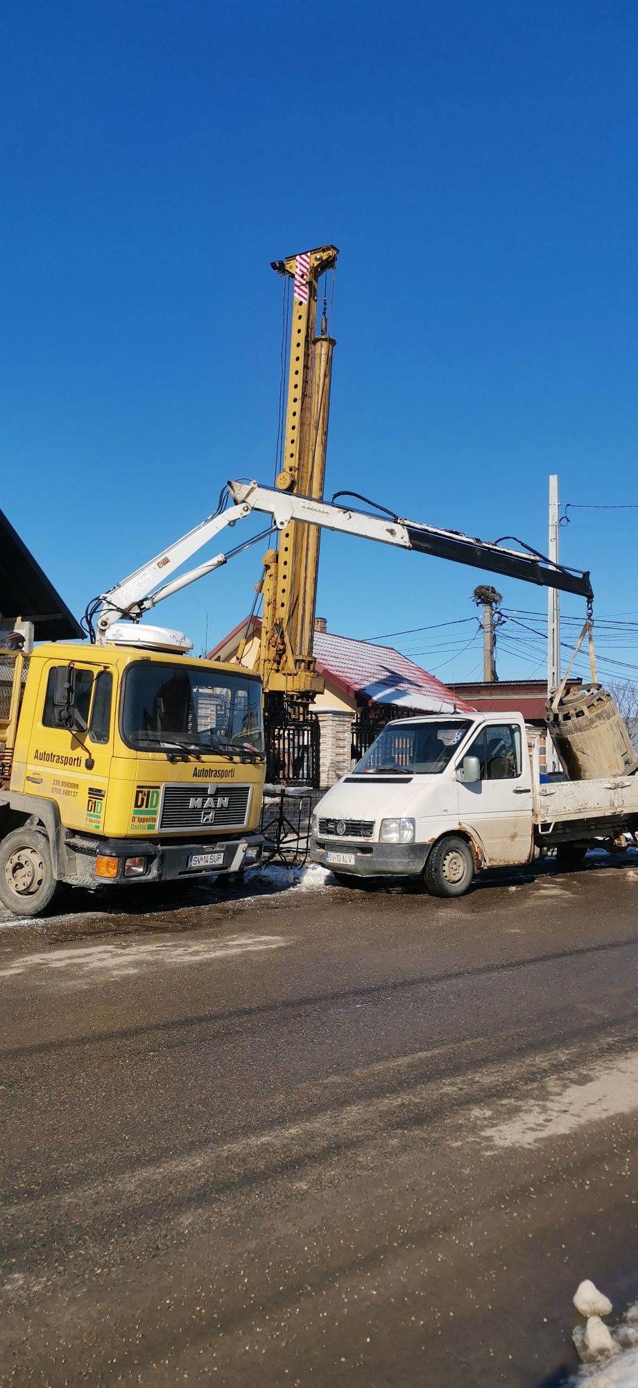 Executam fântâni, puțuri, piloni.