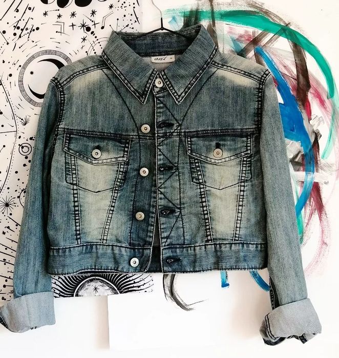 Geaca denim subtire