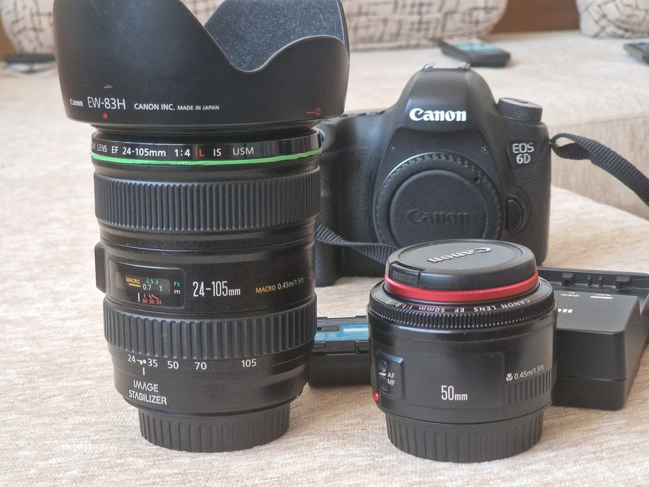 Canon 6d canon 24 70mm canon 50mm