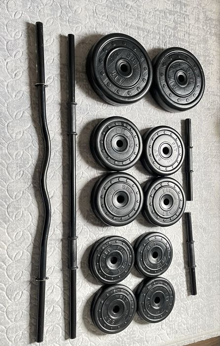 Лостове и тежести 50 кг Дъмбели