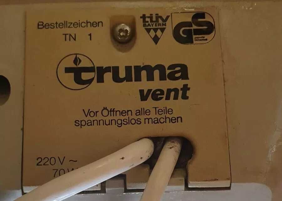 Ventilatie Truma Vent soba comanda rulota 220V
