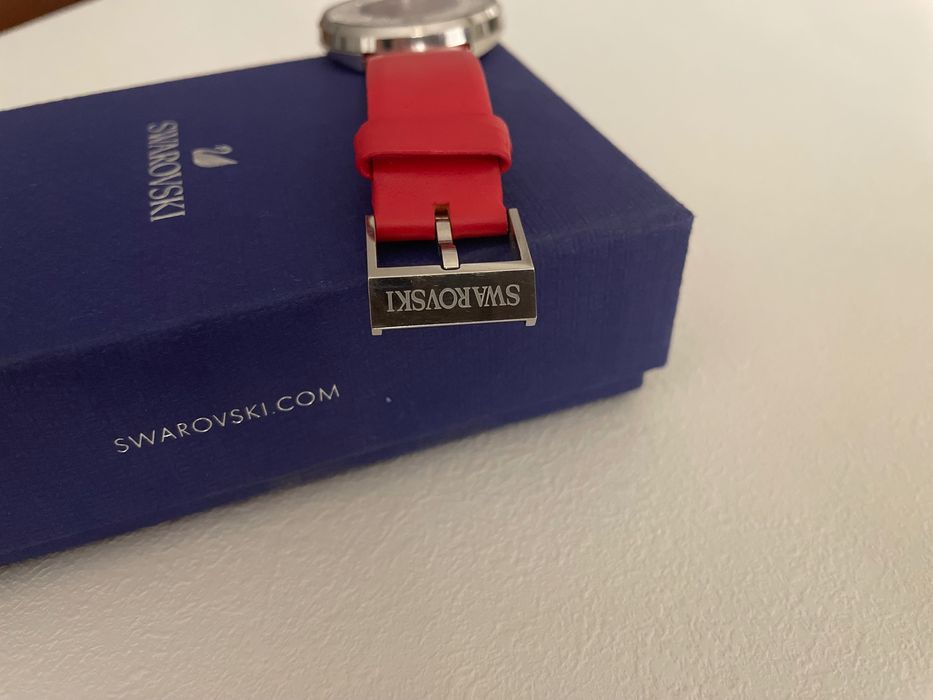 Swarovski crystalline red watch