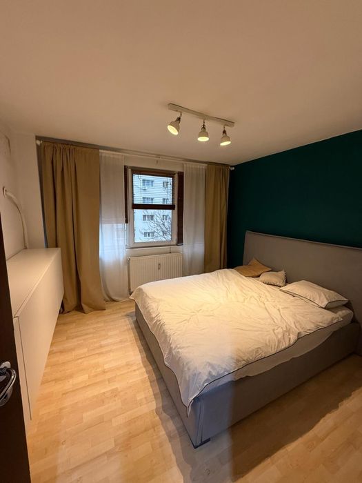 Apartament cu doua camere complet mobilat