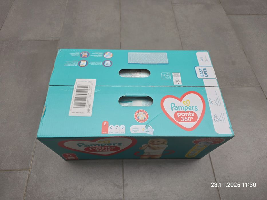 Scutece-Chilotel Pampers Pants 360 Mega Box Marimea 5, 96 buc