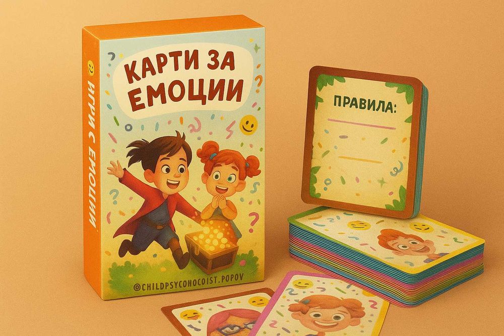 КАРТИ ЕМОЦИИ С три авторски игри