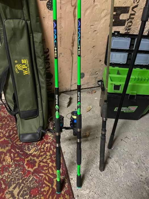 Удочки с катушкой, чехол