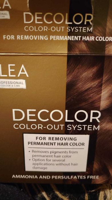 ELEA DECOLOR pentru indepartarea vopselei de par