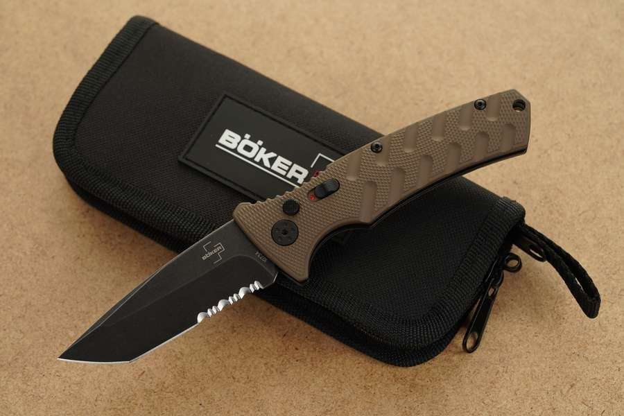 НОВА ЦЕНА Автоматичен нож Boker Plus Strike