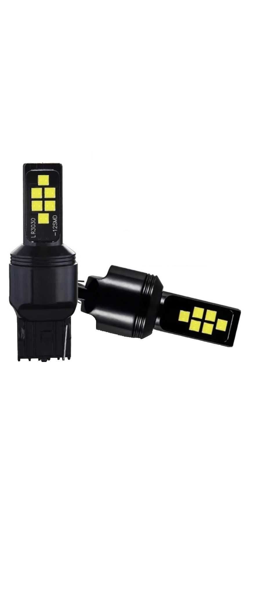 Set de 2 becuri led Xentech 12 SMD Cree 1156 (alb/rosu) si 3156 (alb)