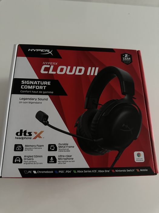 Casti Gaming HyperX Cloud III, DTS Headphone