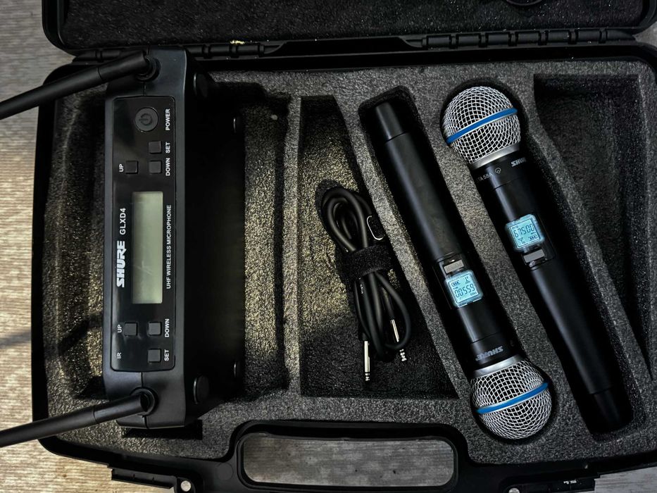 Microfoane Shure GLXD4 / BETA 58A Dual Combo UHF - Made in Mexic