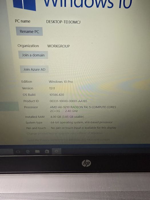 Laptop HP ProBook 455 G4