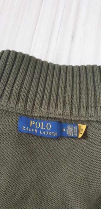 POLO Ralph Lauren Cotton Half Zip M НОВО ОРИГИНАЛ ъжки памучен Пуловер