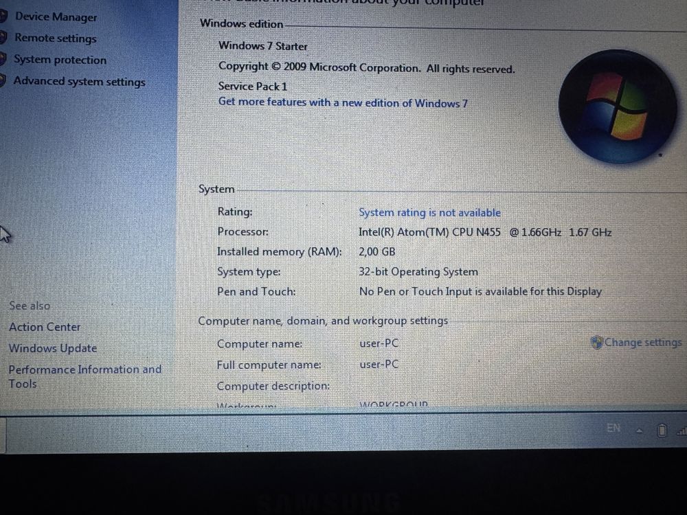 Samaung N145 Plus SSD