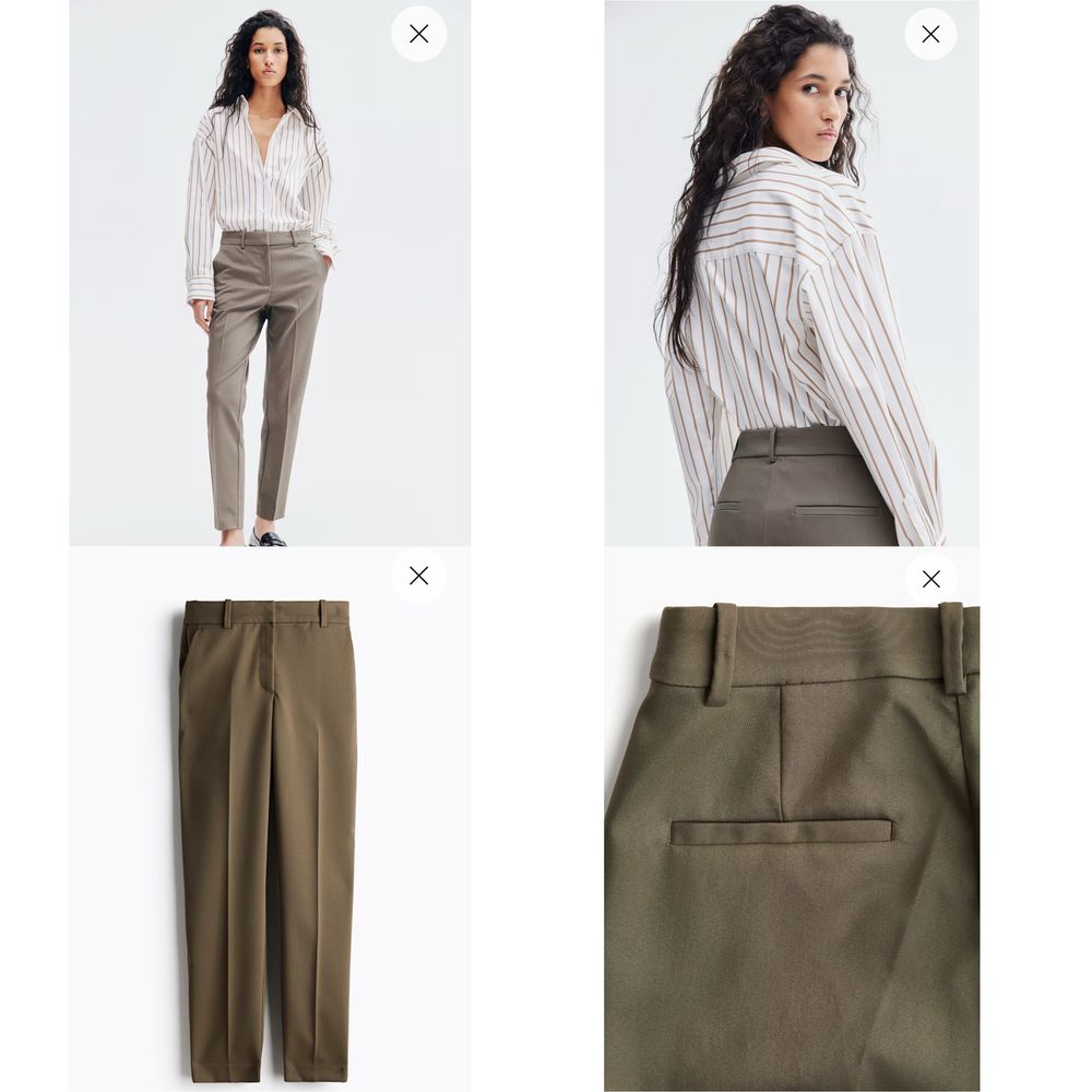 нови H&M панталони дънки джинси бермуди къси гащи