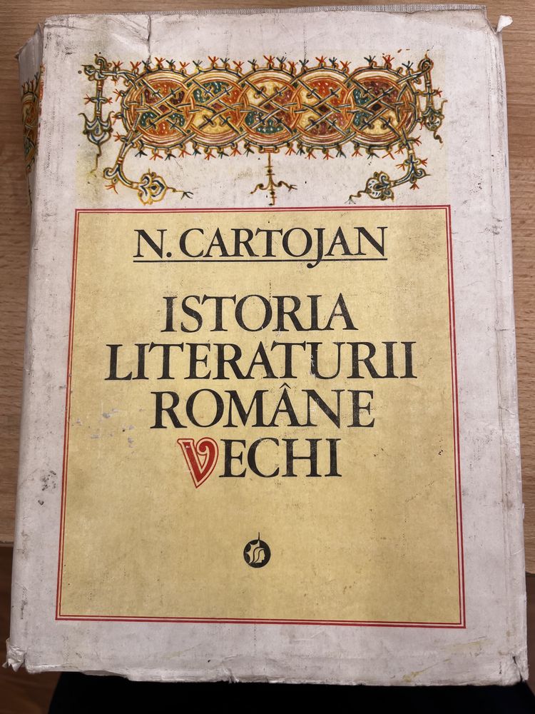 Istoria Literaturii Romane Vechi de N. Cartojan