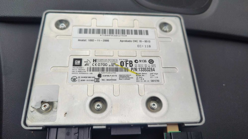 Блутут модул Opel Astra j INSIGNIA Harman Becker 13353284