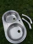 Chiuvetă inox cu două cuve